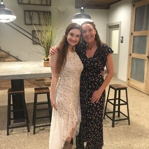 Elegant White Lace Dress